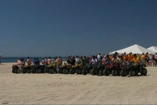  VTT dans le sable 